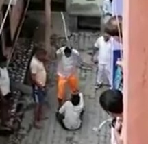 Dude Tortured and Beaten in Back Alley 