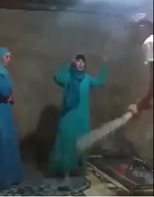 Husband Beats Wife with a Bat...Its Called Sharia Law