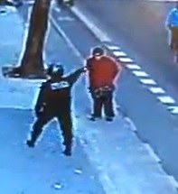 Police Officer Kills Fat Man in Red Coat