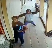 Machete Hitman Comes out of Nowhere to Deliver Blows