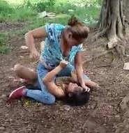 Woman Won't Stop the Beating