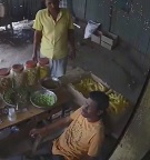 Food Vendor Gets his Ass Kicked
