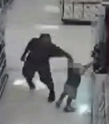 Scumbag Punches 5 & 11-year-olds in Target Store