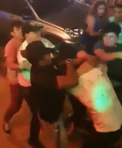 Someones Not Walking Away from This Club Fight