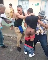 Literal Ass Whooping on the Street