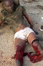 Soldiers Ambushed by Boko Haram with blown legs and bullet wounds
