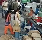 Pretty Girl in Yellow Dies at a Flea Market (Live Accident)
