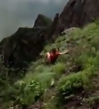 Dumb Bitch Falls off a Cliff For a Selfie