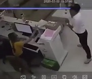 Hot Girl Violently Attacked at Work..