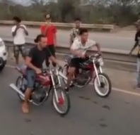 Dude Filming Morons Racing Bike Kills a Pedestrian.