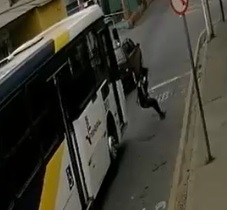 Woman Trips in Absolute Worst Spot Imaginable (Crushed by Bus)