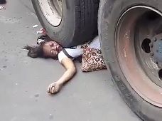 Woman Crushed Underneath Truck