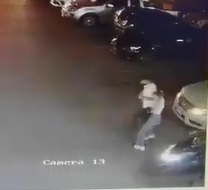 Couple Shot at in Thailand Parking Lot