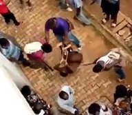 Birdseye View of Thief Being Brutalized.