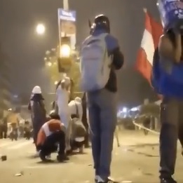 Kid Shot Dead by Police During Protests (Peru)
