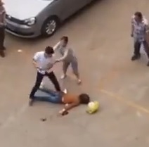 Girl Beaten and Stabbed by Lunatic.