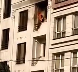 Man Lights Himself up in Apartment