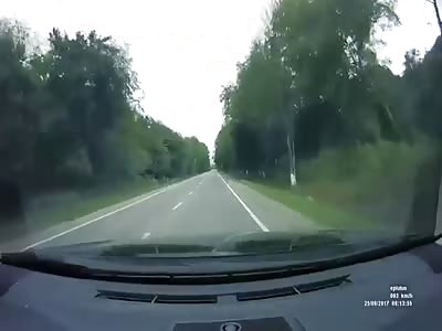 Horrific Moment Russian MP is Shot Dead While Driving to Work as Blood Splattering across Windscreen is Caught on Dashcam