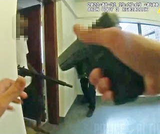 Bodycam Footage Of Cop Shooting Suspect Wielding Rifle-Style Weapon