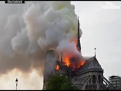 NOTRE DAME IS BURNING DOWN