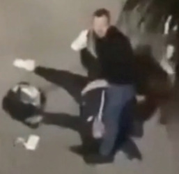TURKISH ASSHOLE KICKS EX WIFE ALMOST TO DEATH