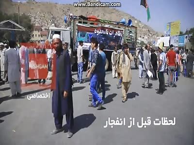 better video from kabul terror attack 23.7.2016