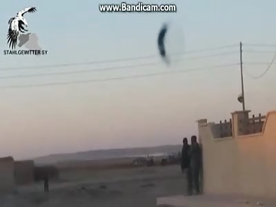 Detonation of an ISIS car Bomb in Front of an Iraqi PMU Position
