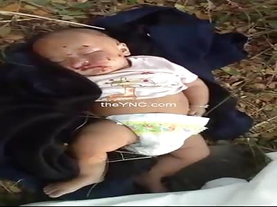 Dead baby in accident