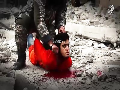 New ISIS Beheading Execution Of 'Agents' By Knife In Syria  