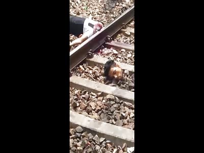 The Suicidal Man Decapitated By Train