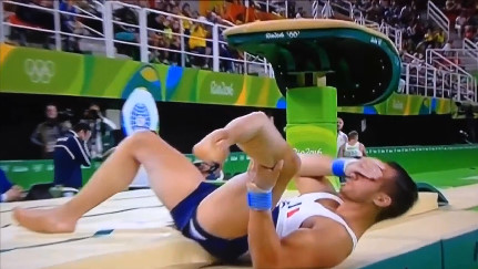 RIO 2016 - Gymnast French Samir Ait Said Terrible Lesion