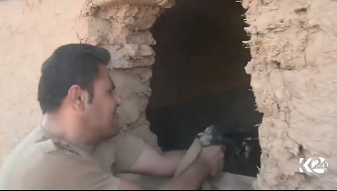 The moment a Peshmerga kills an ISIS thug live on TV