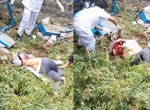 Motorcyclist Woman Dies in Accident Almost Ripped in Half