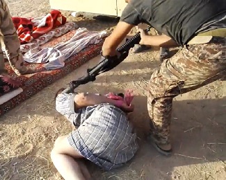 Humiliation: Daesh Member Dressed Like a Woman is Tortured