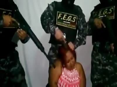  Brutality from Mexico...Cartel Interrogates and Beheads a Woman