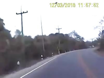MOTORCYCLIST RUN OVER BY CAR