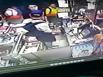 CONVENIENCE STORE OWNER STABBED IN THE CHEST