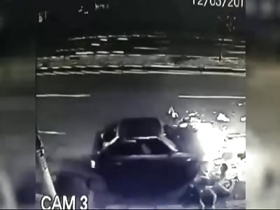DRIVER RUNS OVER COUPLE AND FLEES ACCIDENT SCENE