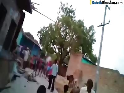 MAN BRUTALLY ATTACKED WITH STICK AND STONES