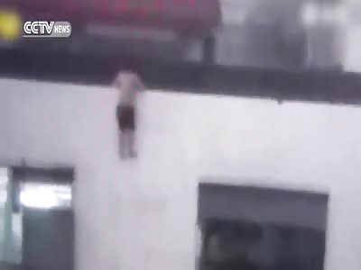 MAN SURVIVES AFTER JUMPING FROM FIVE-STORY BUILDING