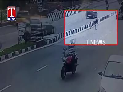 MAN DIVES UNDER WHEELS TO COMMIT SUICIDE