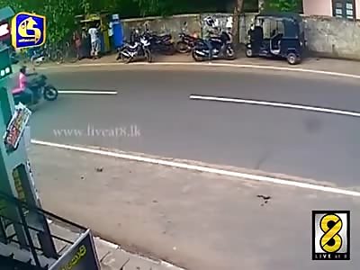 WOMAN DRIVING CAUSES SHOCKING ACCIDENT