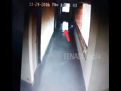 GIRL ATTEMPTS SUICIDE BY JUMPING FROM 3RD FLOOR OF COLLEGE BUILDING