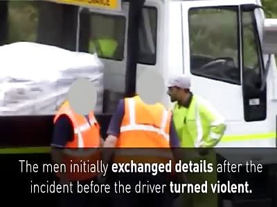 TOTALLY UPSET MAN ATTACKS DRIVER WITH A SHOVEL