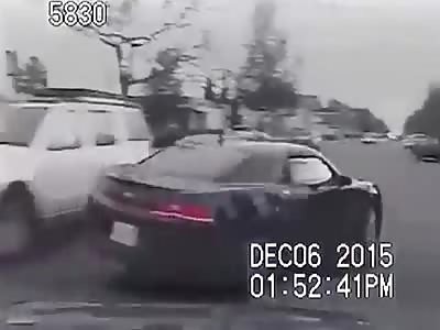 POLICE CAR CRASH EACH OTHER