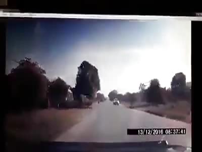 FAST AND BRUTAL HEAD ON COLLISION