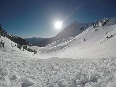 SNOWBOARDER SURVIVES AVALANCHE WITH INFLATABLE BACKPACK