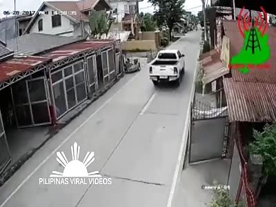 LITTLE GIRL BEING RUN OVER BY MOTORCYCLE 