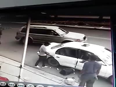MAN KILLED BY TRUCK TIRE