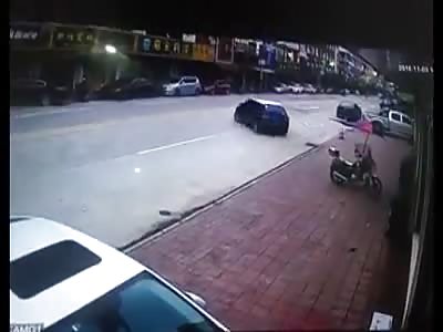 MOTORCYCLE ACCIDENT WITH AFTERMATH